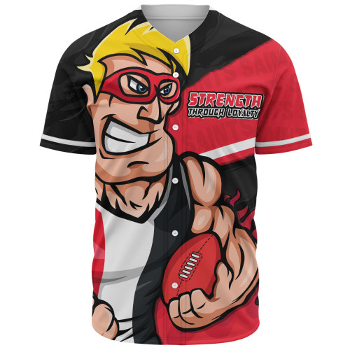 St Kilda Baseball Shirt Defend The Pride