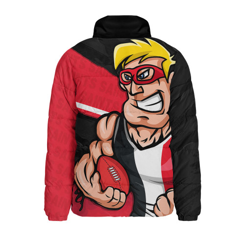 St Kilda Padded Jacket Defend The Pride