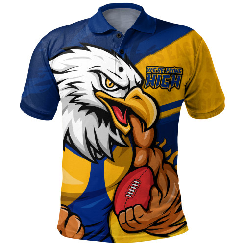 West Coast Eagles Polo Shirt Defend The Pride