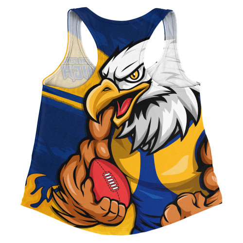 West Coast Eagles Women Racerback Singlet Defend The Pride