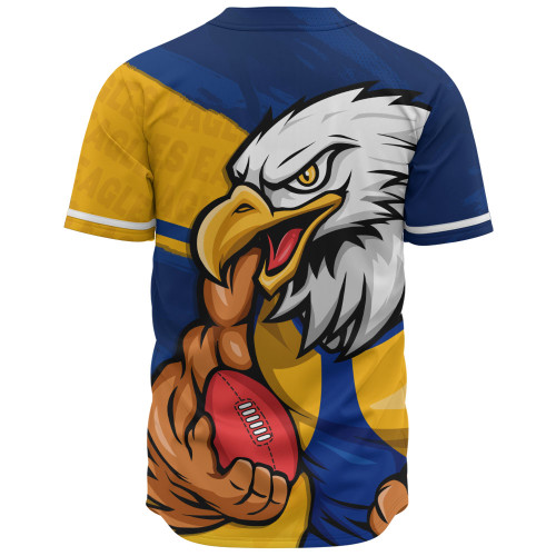 West Coast Eagles Baseball Shirt Defend The Pride
