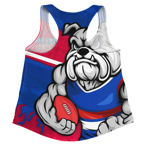 Western Bulldogs Women Racerback Singlet Defend The Pride