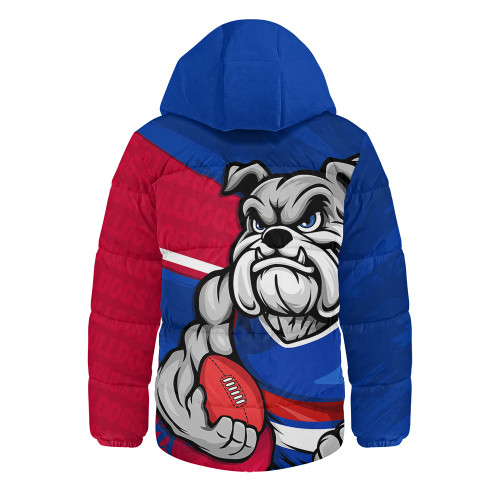 Western Bulldogs Hooded Padded Jacket Defend The Pride