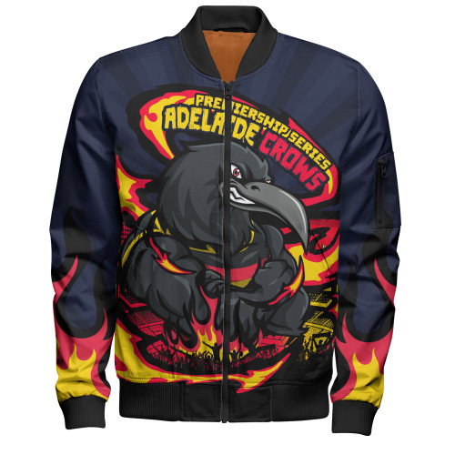 Adelaide Crows Bomber Jacket Premiership Series Flame Edition