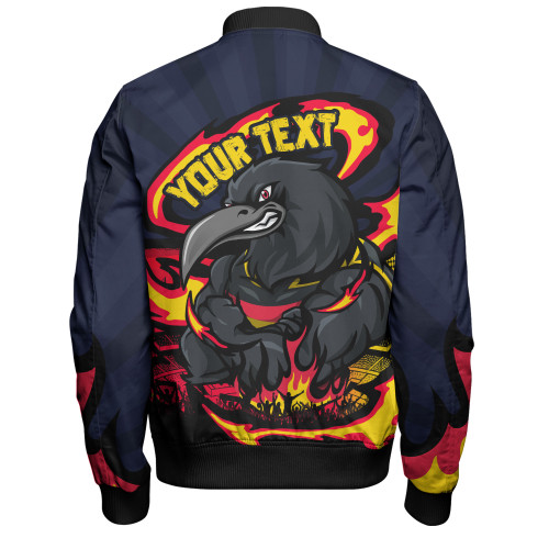 Adelaide Crows Bomber Jacket Premiership Series Flame Edition Adelaide Crows Bomber Jacket Premiership Series Flame Edition