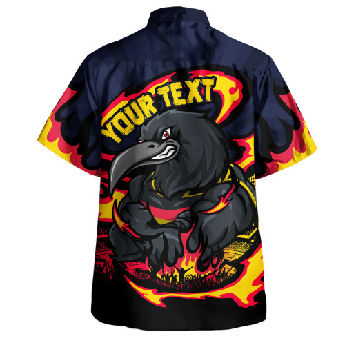 Adelaide Crows Hawaiian Shirt Premiership Series Flame Edition