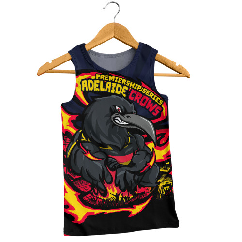 Adelaide Crows Men Singlet Premiership Series Flame Edition Adelaide Crows Men Singlet Premiership Series Flame Edition