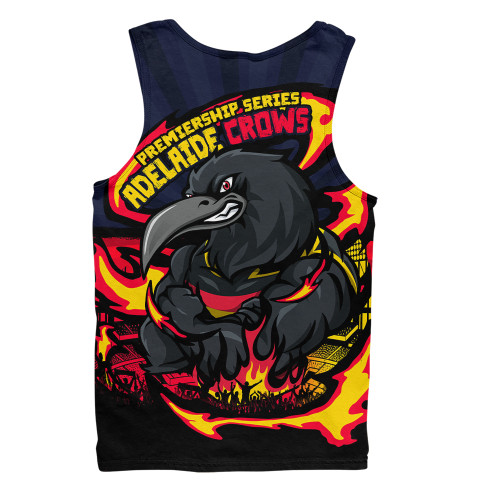 Adelaide Crows Men Singlet Premiership Series Flame Edition Adelaide Crows Men Singlet Premiership Series Flame Edition