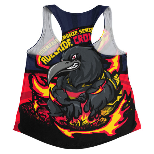 Adelaide Crows Women Racerback Singlet Premiership Series Flame Edition