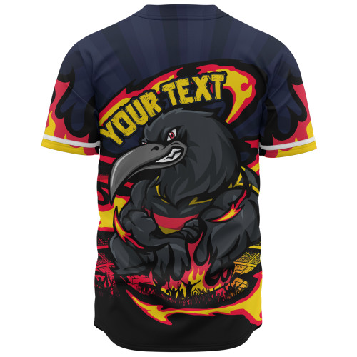 Adelaide Crows Baseball Shirt Premiership Series Flame Edition