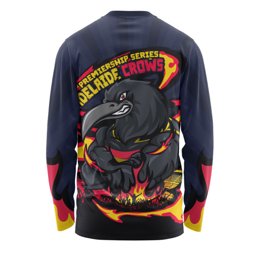 Adelaide Crows Long Sleeve T-shirt Premiership Series Flame Edition