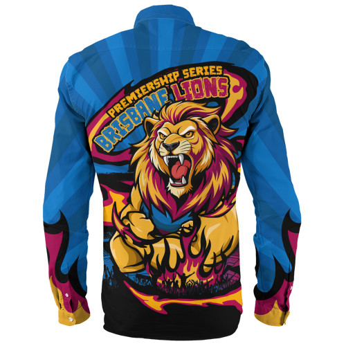 Brisbane Lions Long Sleeve Shirt Premiership Series Flame Edition Brisbane Lions Long Sleeve Shirt Premiership Series Flame Edition