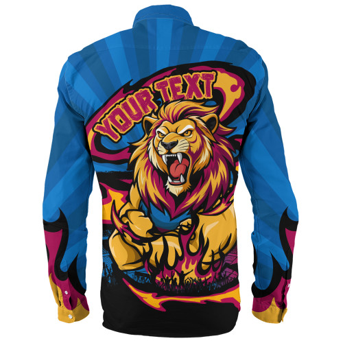 Brisbane Lions Long Sleeve Shirt Premiership Series Flame Edition Brisbane Lions Long Sleeve Shirt Premiership Series Flame Edition
