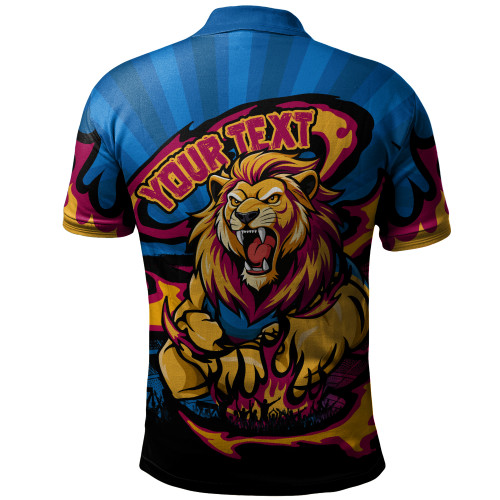 Brisbane Lions Polo Shirt Premiership Series Flame Edition Brisbane Lions Polo Shirt Premiership Series Flame Edition