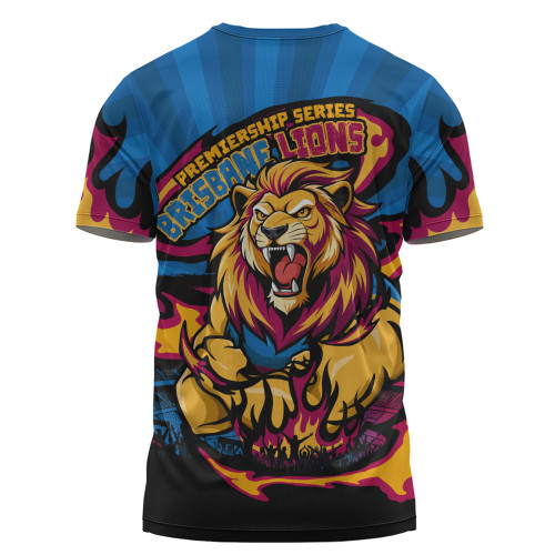 Brisbane Lions T-Shirt Premiership Series Flame Edition