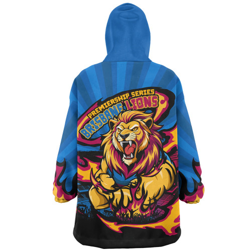 Brisbane Lions Snug Hoodie Premiership Series Flame Edition