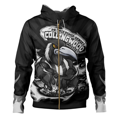 Collingwood Hoodie Premiership Series Flame Edition