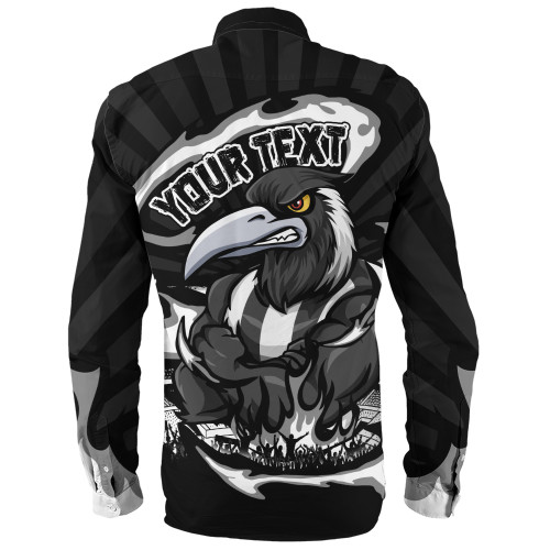 Collingwood Long Sleeve Shirt Premiership Series Flame Edition Collingwood Long Sleeve Shirt Premiership Series Flame Edition