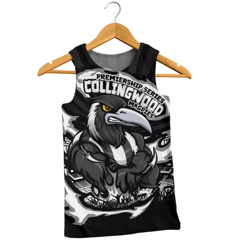 Collingwood Men Singlet Premiership Series Flame Edition