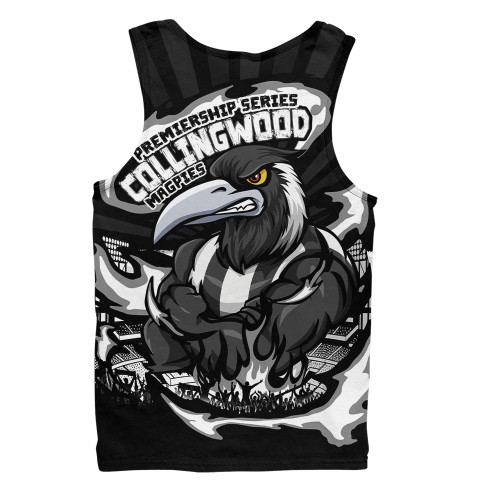 Collingwood Men Singlet Premiership Series Flame Edition