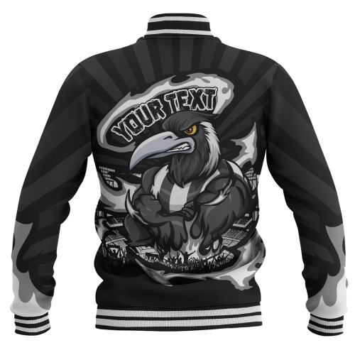 Collingwood Baseball Jacket Premiership Series Flame Edition