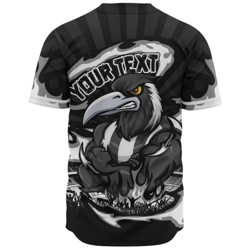Collingwood Baseball Shirt Premiership Series Flame Edition