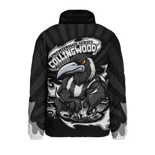 Collingwood Padded Jacket Premiership Series Flame Edition