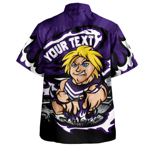 Fremantle Hawaiian Shirt Premiership Series Flame Edition