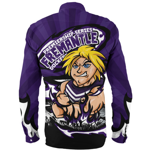 Fremantle Long Sleeve Shirt Premiership Series Flame Edition