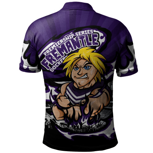 Fremantle Polo Shirt Premiership Series Flame Edition