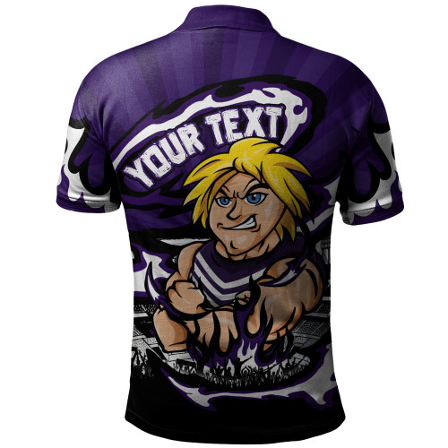 Fremantle Polo Shirt Premiership Series Flame Edition