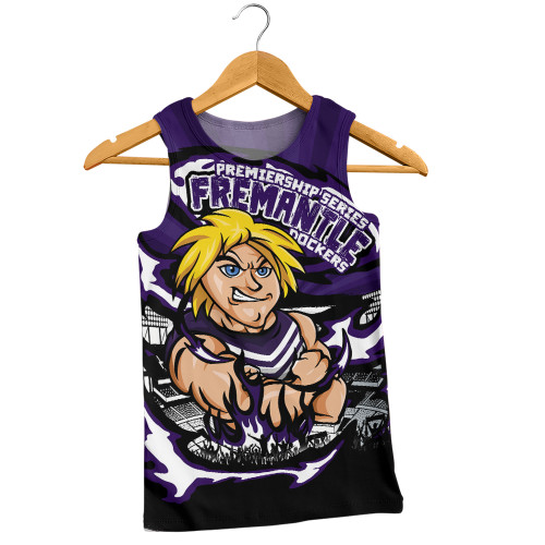 Fremantle Men Singlet Premiership Series Flame Edition