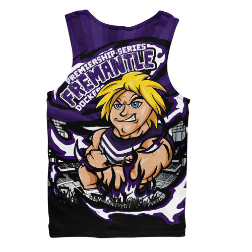 Fremantle Men Singlet Premiership Series Flame Edition