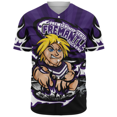 Fremantle Baseball Shirt Premiership Series Flame Edition