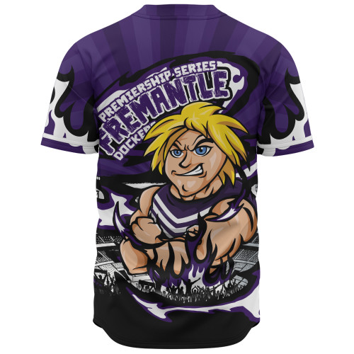 Fremantle Baseball Shirt Premiership Series Flame Edition