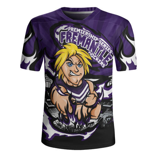 Fremantle Rugby Jersey Premiership Series Flame Edition