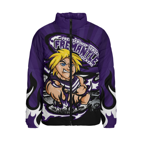 Fremantle Padded Jacket Premiership Series Flame Edition Fremantle Padded Jacket Premiership Series Flame Edition