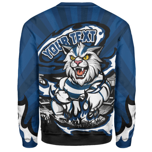 Geelong Cats Sweatshirt Premiership Series Flame Edition Geelong Cats Sweatshirt Premiership Series Flame Edition