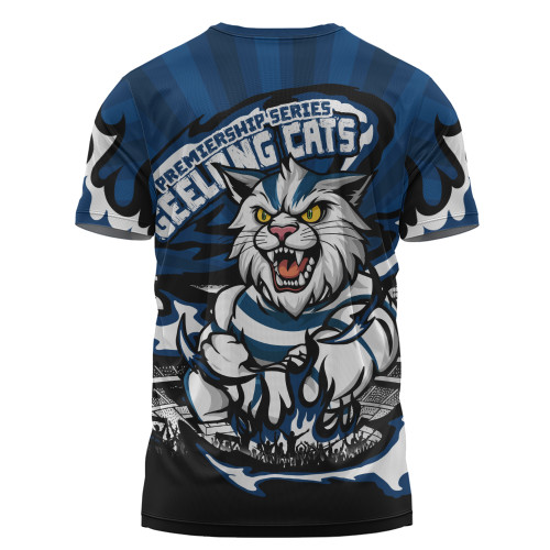 Geelong Cats T-Shirt Premiership Series Flame Edition