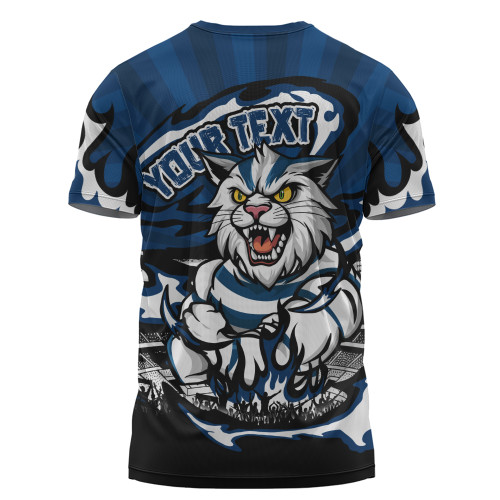 Geelong Cats T-Shirt Premiership Series Flame Edition Geelong Cats T-Shirt Premiership Series Flame Edition