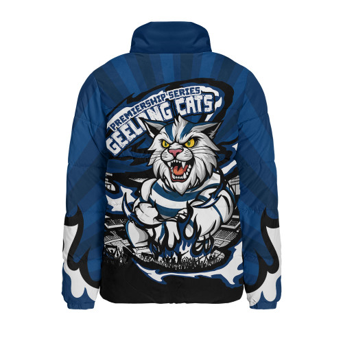 Geelong Cats Padded Jacket Premiership Series Flame Edition