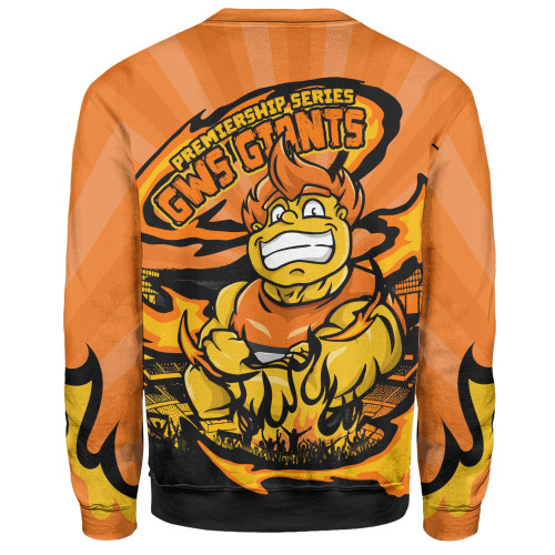 GWS GIANTS Sweatshirt Premiership Series Flame Edition