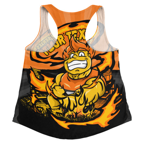 GWS GIANTS Women Racerback Singlet Premiership Series Flame Edition