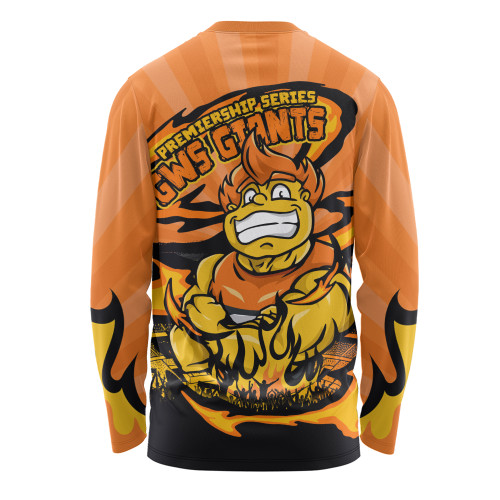 GWS GIANTS Long Sleeve T-shirt Premiership Series Flame Edition