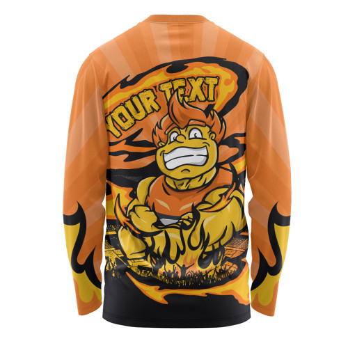 GWS GIANTS Long Sleeve T-shirt Premiership Series Flame Edition