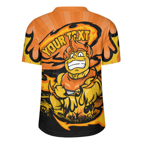 GWS GIANTS Rugby Jersey Premiership Series Flame Edition