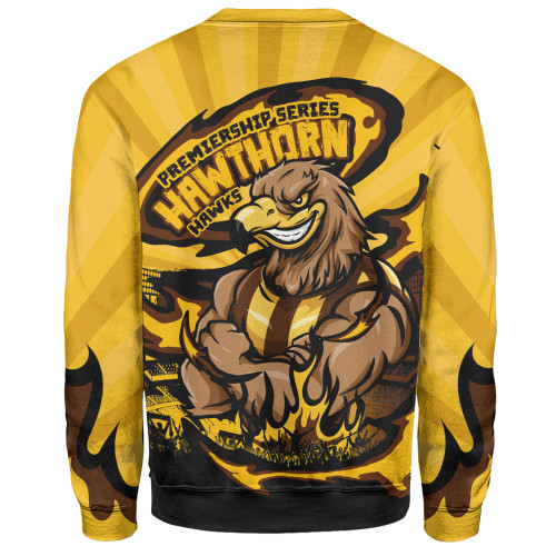 Hawthorn Sweatshirt Premiership Series Flame Edition