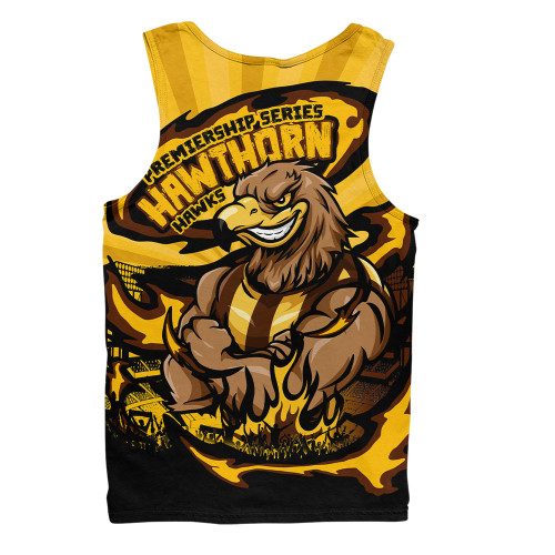 Hawthorn Men Singlet Premiership Series Flame Edition Hawthorn Men Singlet Premiership Series Flame Edition