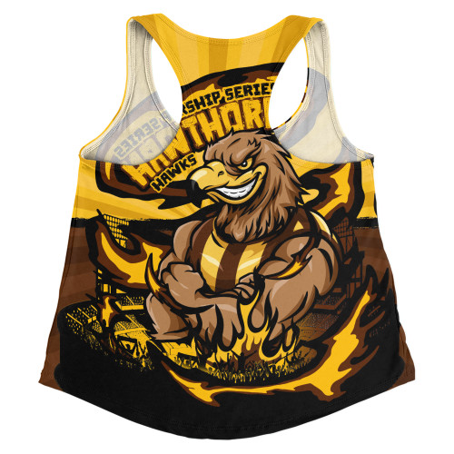 Hawthorn Women Racerback Singlet Premiership Series Flame Edition