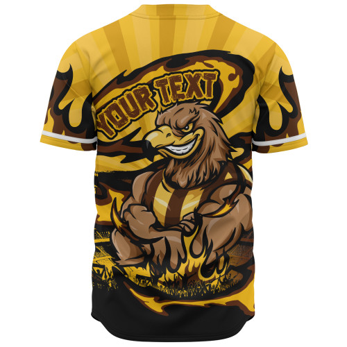 Hawthorn Baseball Shirt Premiership Series Flame Edition